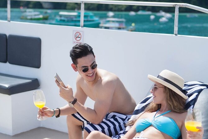 Phi Phi Islands Cruise with Lunch & Sea View Seats from Phuket - Switching boats at Ton Sai Pier for Coral Bay