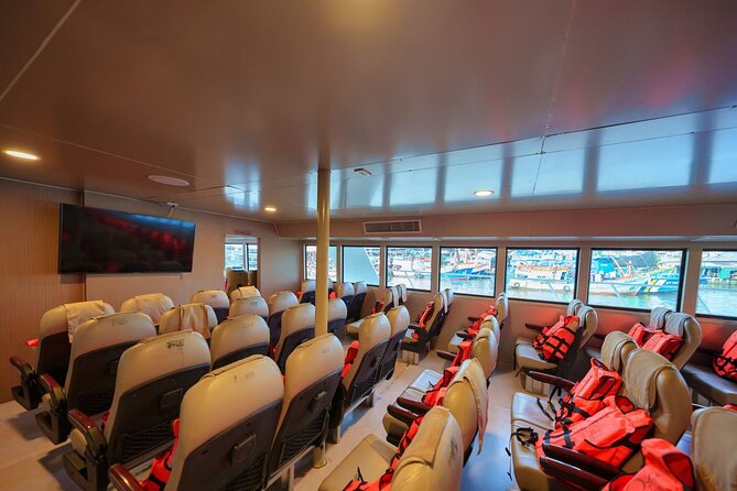 Phi Phi Islands Cruise with Lunch & Sea View Seats from Phuket - Phi Phi Lay and Maya Bay from the water
