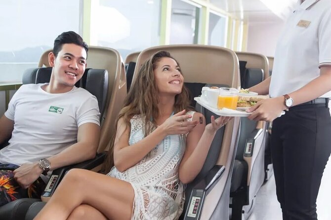 Phi Phi Islands Tour by Luxury Big Boat from Phuket - Pileh Lagoon from the water