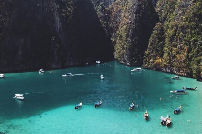 Phi Phi, Maya and Bamboo Islands Day Tour by Speedboat in Krabi - Bamboo Island: the best early chance to swim