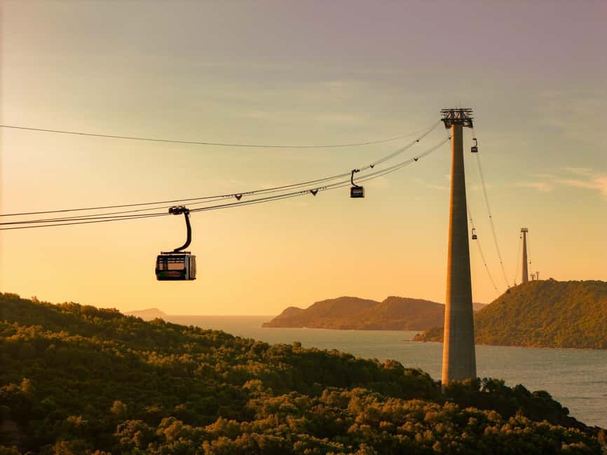 Phu Quoc: 3 Islands Tour with Cable Car & Buffet Lunch - The sea-crossing cable car