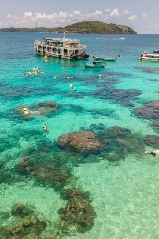 Phu Quoc: 3 Islands Trip Snorkeling by Speed Boat - May Rut Trong Island, lunch, and white sand