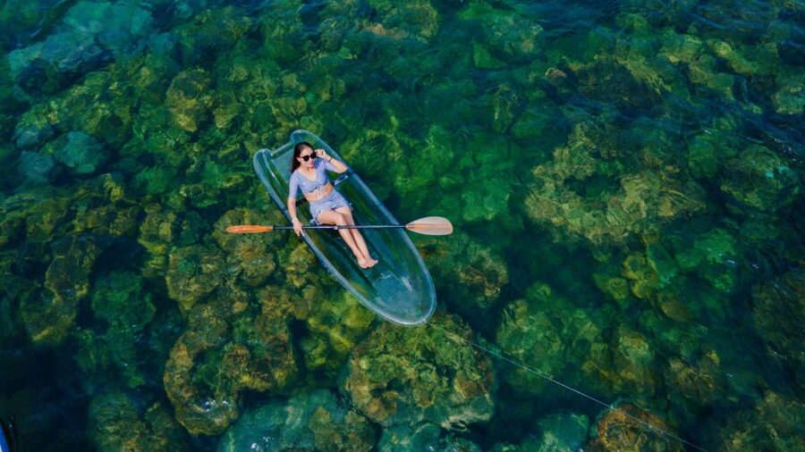 Phu Quoc: Explore 3 Islands & Parasailing and Jetski Combo - Sunset Town after a full day at sea