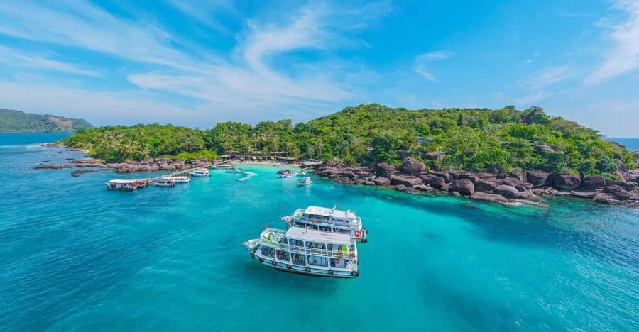 Phu Quoc Snorkeling Explore Three Islands by Boat Tour - 8:30 AM pickup and the trip to the harbor