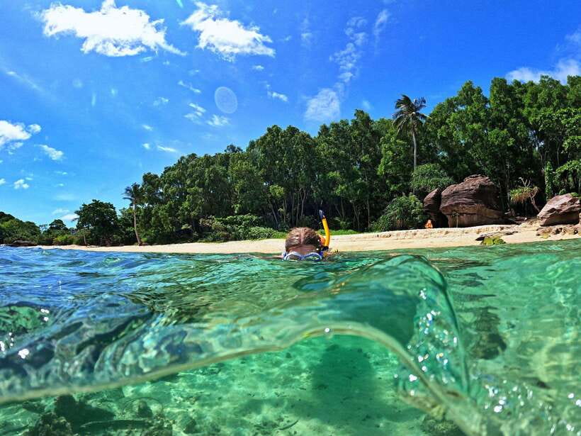 Phu Quoc: Speed Boat Tour 4 Islands - 2 Reefs Snorkeling - Getting comfortable before the main reef stops