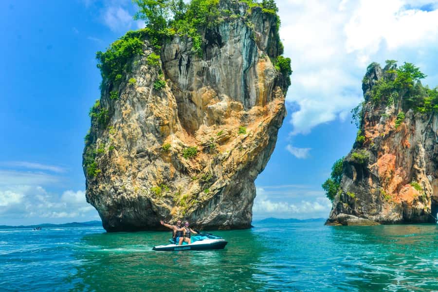 Phuket: 5 or 8-Island Jet Ski Tour with Lunch and Transfer - Monkey Island and the guide team