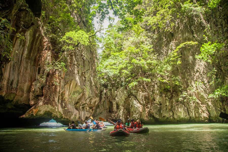 Phuket: James Bond and Khai Islands Day Trip by Speedboat - Hong Island by canoe