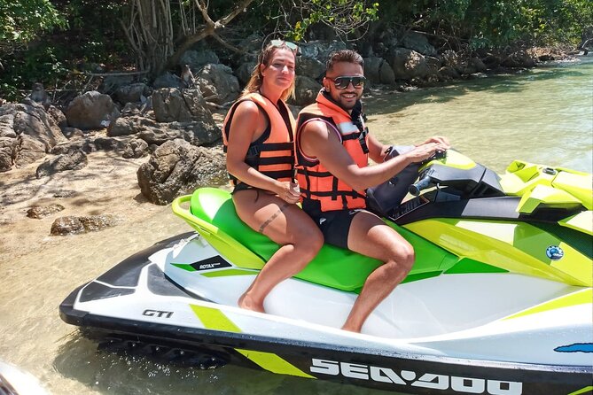 Phuket Jet Ski Tour to 5-8 Islands with Pickup and Transfer - Ko Rang Yai and the first island break