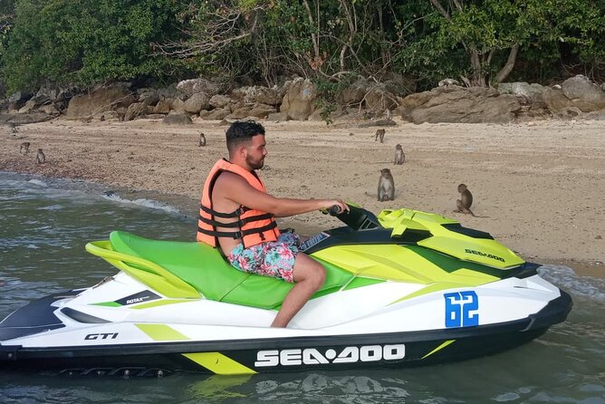 Phuket Jet Ski Tour to 5-8 Islands with Pickup and Transfer - Monkeys, sandbanks, and what you may see