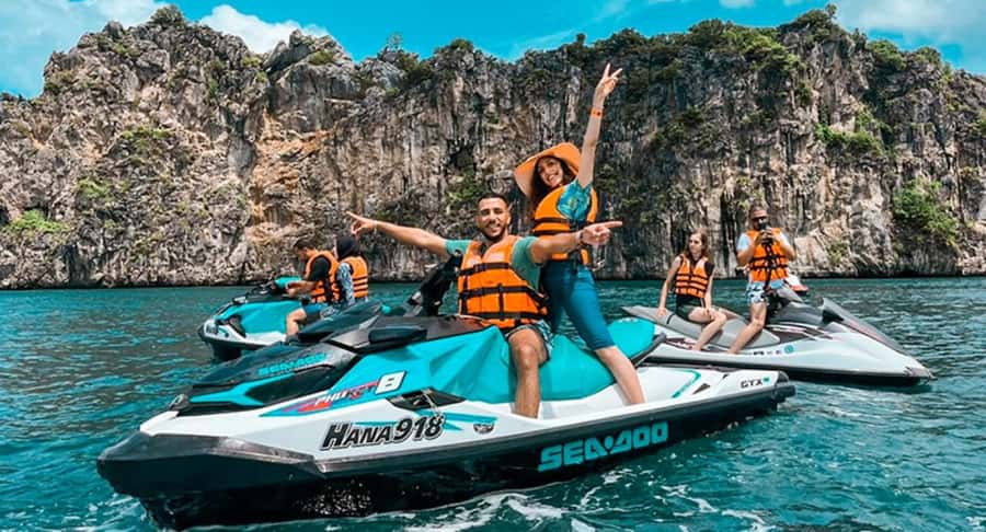 Phuket: Jet Ski Tour to 6 Islands with Lunch & Transfers - Monkey Island, mangroves, and Mali Island