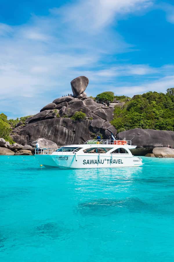 Phuket: Similan Islands Tour by Premium Speed Catamaran - The catamaran ride across the Andaman Sea