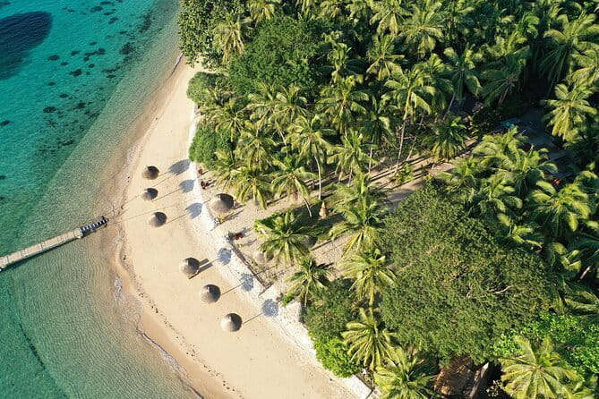Port Barton Island Hopping - Seaplane Transfer FR Puerto Princesa - Bigaho Falls ends the day with a short walk