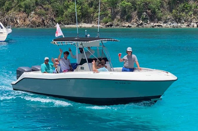 Private 6-Hour Island Hopping in US Virgin Islands - 500hp Hydro Sport - Lovango Cay, reefs, and a polished beach club