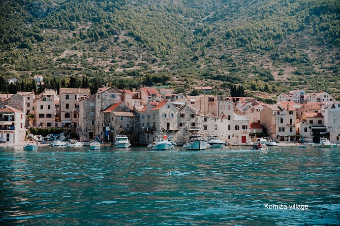 Private Blue cave, Mamma Mia and Hvar, 5 islands tour from Split - Starting with Bisevo and the Blue Cave