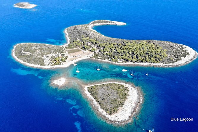 Private Blue cave, Mamma Mia and Hvar, 5 islands tour from Trogir - Budikovac’s Blue Lagoon and the donkey at the beach bar