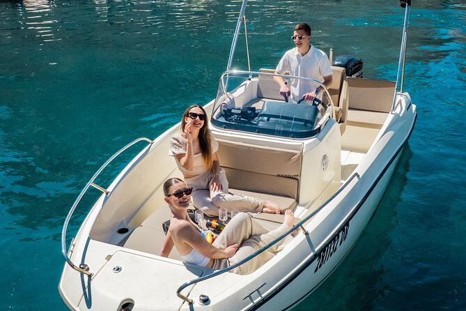 Private Boat Tour-Elafiti islands,Blue and green cave,Sandy Beach - Lokrum, Pigeon Caves, and the city walls from the sea