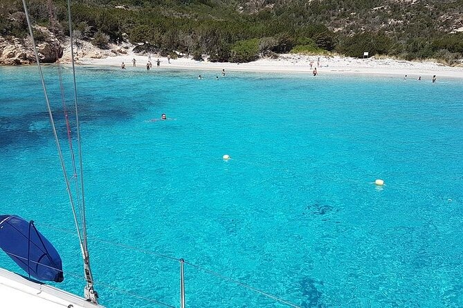 Private Catamaran Tour to the Maddalena Archipelago from Porto Rafael Palau - Sardinian food served on board