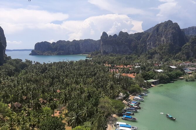 Private Half-Day Krabi Four Islands Tour with long-tail Boat - Railay Beach brings cliffs and a different kind of beauty