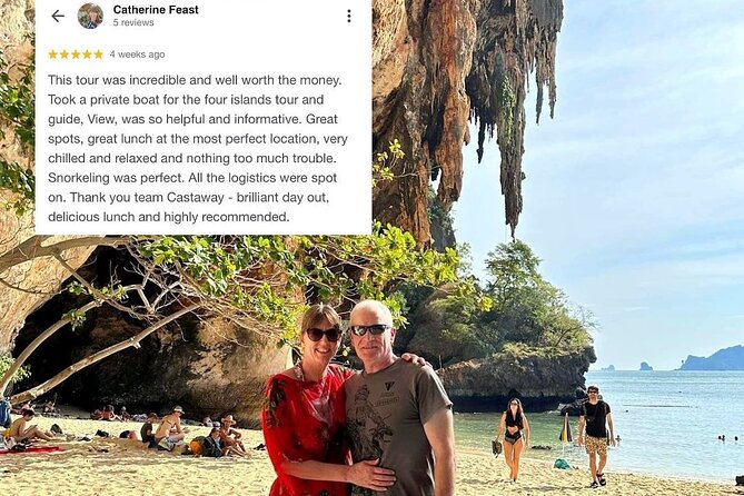 Private Longtail Boat Tour to 4 Islands - Phra Nang Cave Beach adds scenery and local belief