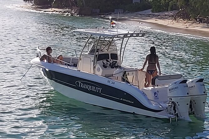 Private Seychelles Islands Tour by Boat with snacks & drinks - St. Pierre for clear water and snorkeling