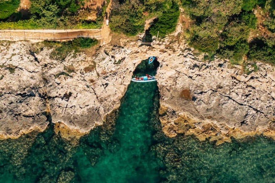 Pula: Three Island Kayak Tour with Cave Photo & Snorkeling - What the $38 price includes
