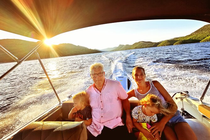 Rent a luxury speed boat for great fun on this Elaphiti Islands tour - Koločep is the best stop for a swim