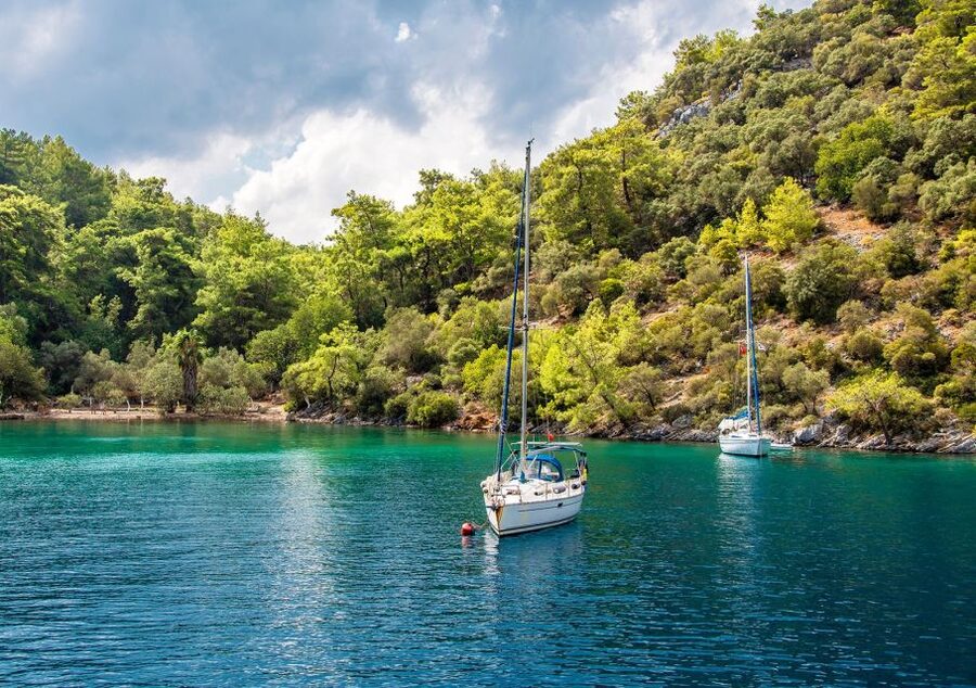 Sarigerme: 12 Islands Boat Trip with Lunch and Transfer - Yassica Islands and the first long swim