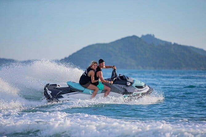 Scenic 9 Island Jet Ski Ride with Monkey Spotting from Phuket - Coconut Island and the calm start