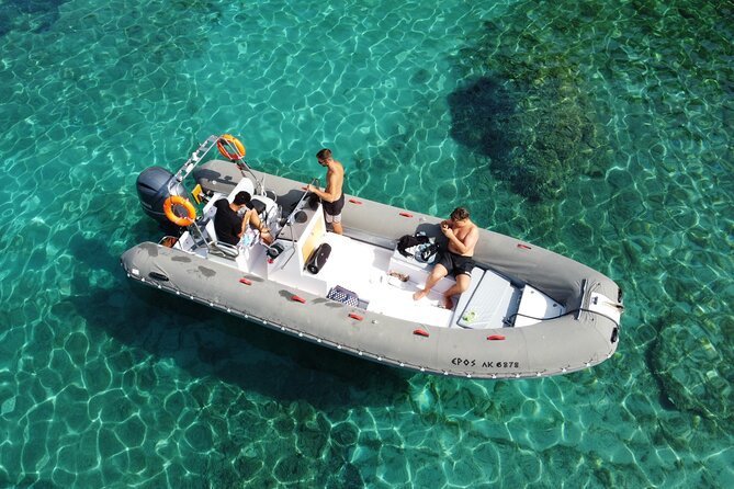 Sea Safari Speedboat Trip in Corfu. Island hopping Sea Tour - A Fast Start From San George Pagi