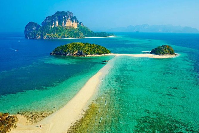 Snorkeling 4 Islands Tour by Speedboat From Krabi - Railay and Phra Nang: dramatic scenery first