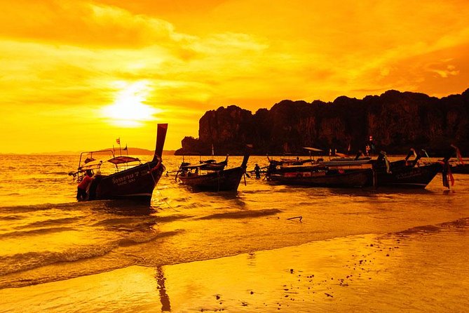 Snorkeling and Sunset to Krabi 7 Islands by Longtail Boat + Buffet BBQ Dinner - Ko Mor and the sandbar walk