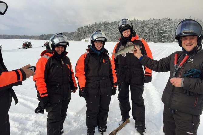 Snowmobile Safari in Helsinki Archipelago with Lunch - Who will enjoy this most