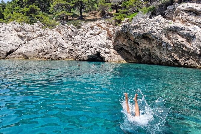 Speed Boat Tour to Elaphiti Caves and Sandy Beach from Dubrovnik - Passing along Koločep’s bays