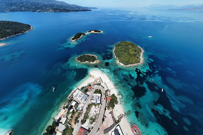 Speedboat Tour Swimming in the Five Island of Ksamil - The twin islands are where you spend your time