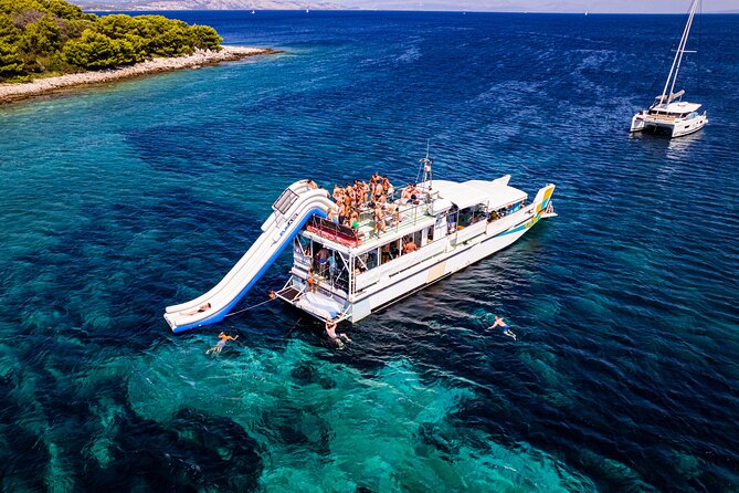 Split: Blue Lagoon, 3 Island Boat Tour & Mediterranean Lunch - Food, drinks, music, and the mood onboard