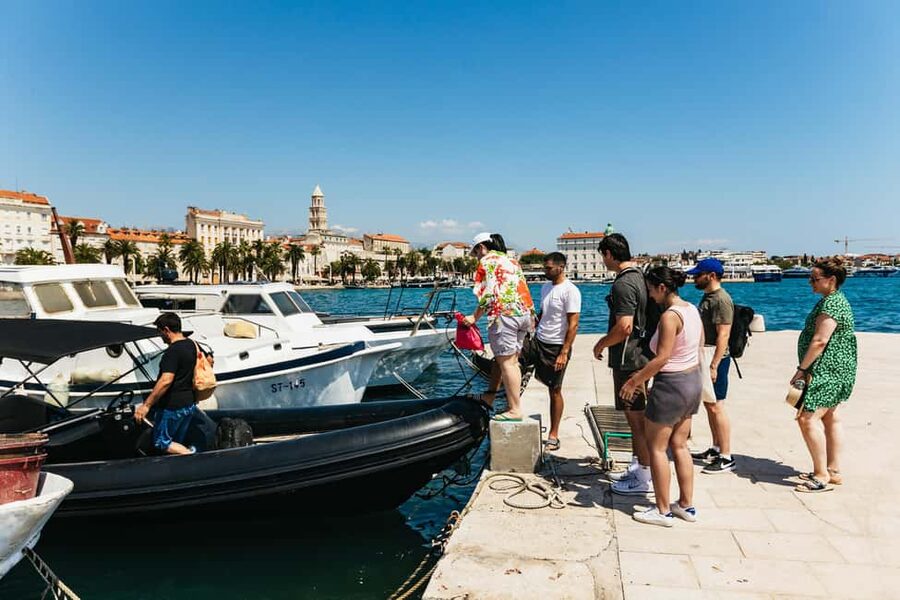 Split/Trogir: Blue Lagoon and 3 Islands Speedboat Tour - The Blue Lagoon: clear water and a long swim stop