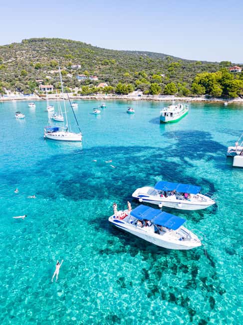 Split/Trogir: Half-Day 3-Island Speedboat Adventure - Three Adriatic stops in five hours