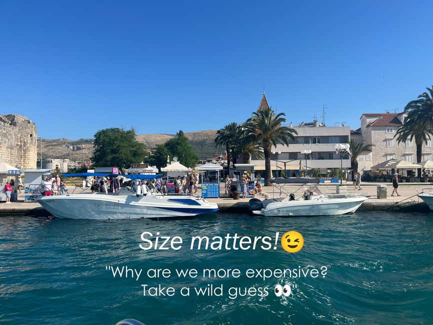 Split/Trogir: Half-Day 3-Island Speedboat Adventure - Čiovo and the final cove