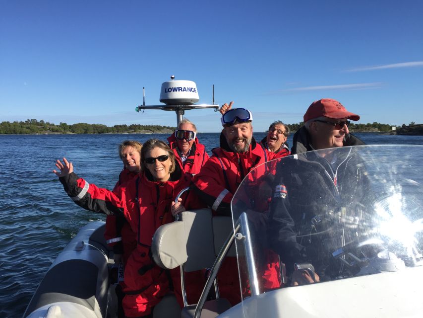 Stockholm Archipelago RIB Speed Boat Tour with Swedish Fika - From Strandvägen to the Baltic Sea