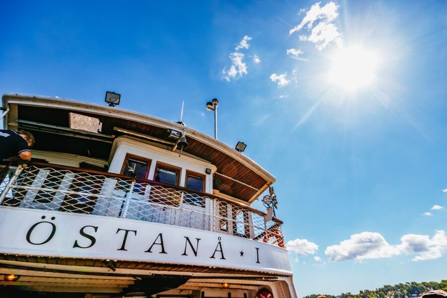 Stockholm: City Archipelago Sightseeing Cruise with Guide - Boarding a classic ship with several ways to sit
