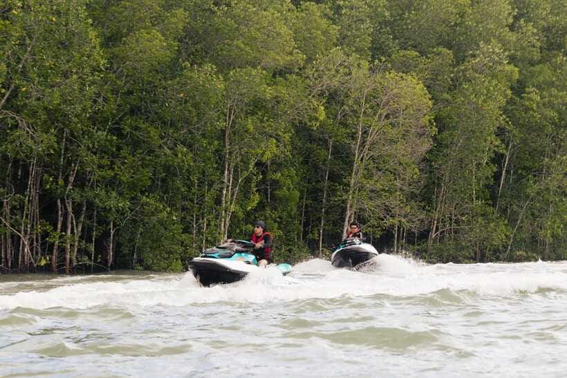 The Best Packages Jet Ski Island Hopping Langkawi - The final swim at Fjord Eco Marine Park