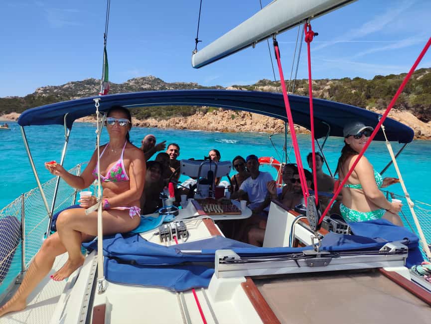 Tour of the islands of the archipelago with lunch and drinks - The return route through Punta Sardegna and Porto Raphael