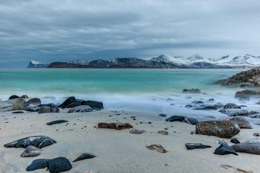 Tromsø: Fjords and Sommarøy Islands Tour with Salmon Picnic - What is actually served at the beach picnic