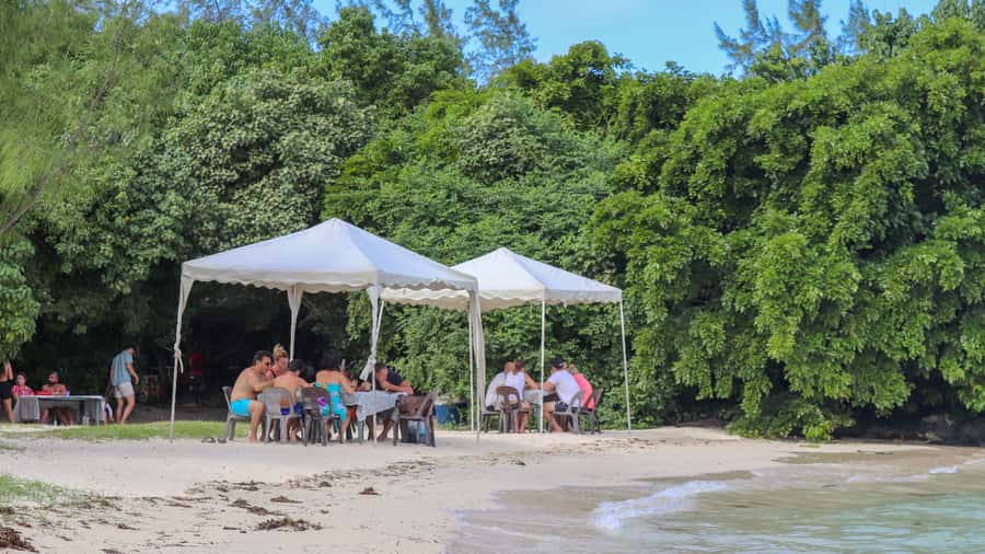 Trou d'Eau Douce: 5 Island Adventure with BBQ & Snorkeling - Ile aux Aigrettes swimming and aperitif stop