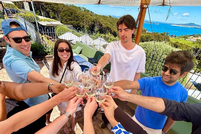 Waiheke Island Hop-On Hop-Off Explorer Bus - Church Bay: Mudbrick and Cable Bay