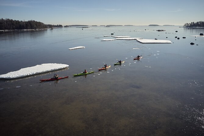 Winter kayaking in Eastern Helsinki archipelago - Saturday timing and cancellation details