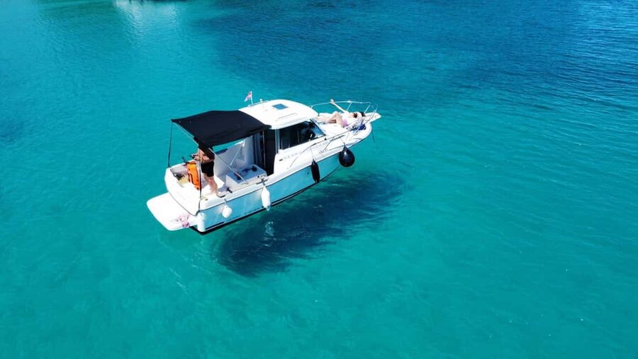Zadar: Half-Day Island-Hopping and Lagoons Cruise with Fruit - Following Ugljan’s coast to a sandy beach