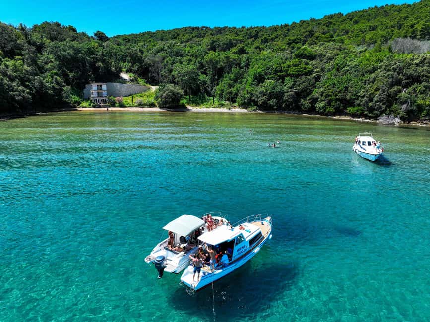 Zadar: Island Hopping Half-day Boat Tour with Snorkeling - Preko and the long island break