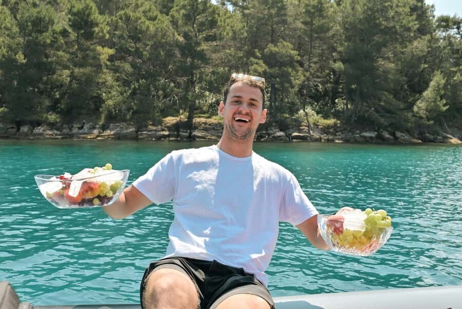Zadar:Speedboat Tour Thrill Ride with Snorkeling on 3 island - The final swimming stop is the active finish